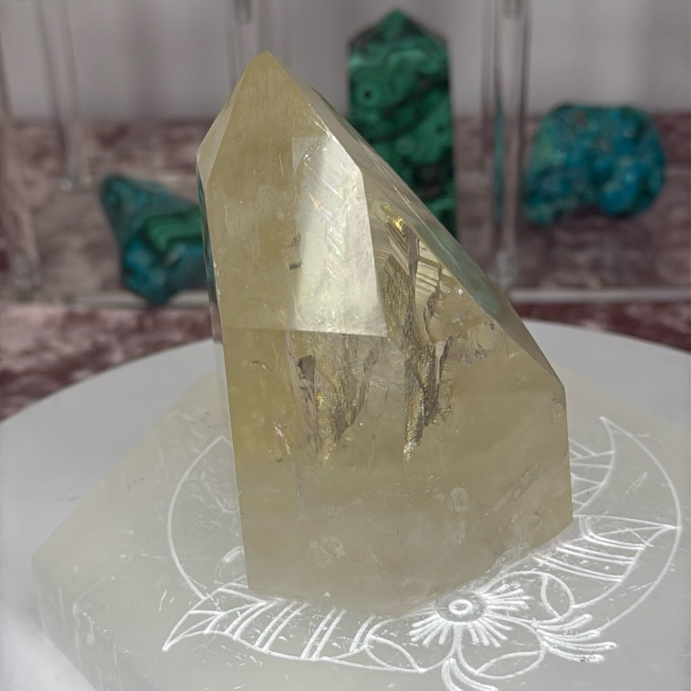 Citrine with Crazy Rainbow - CCR01