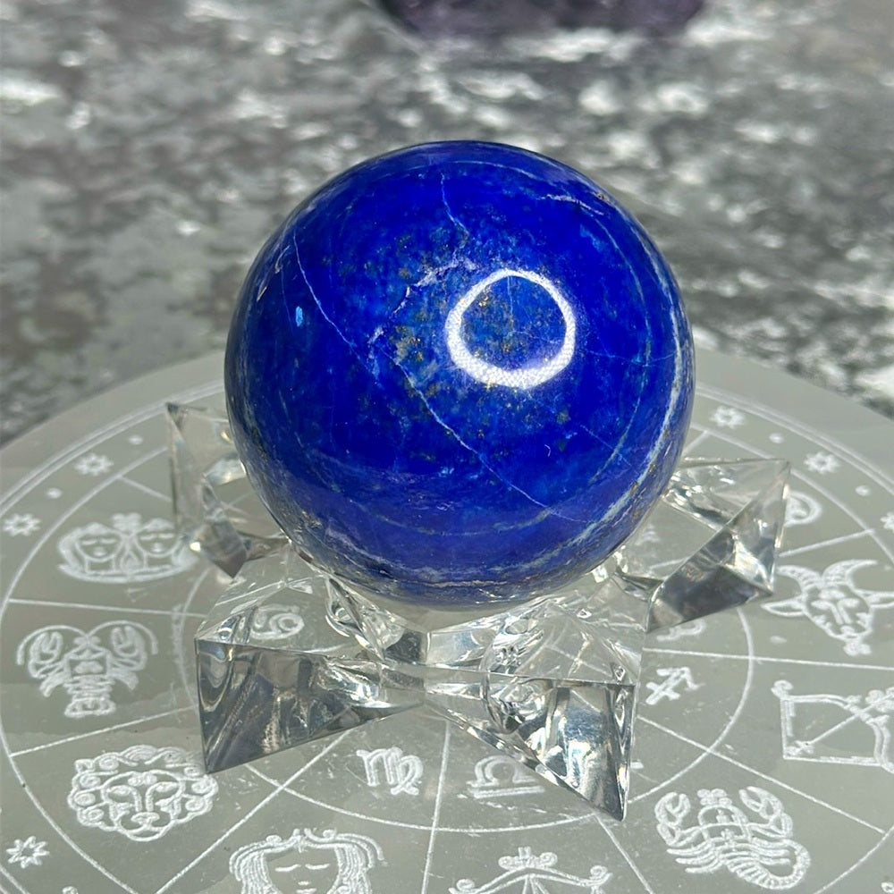 Lapis lazuli sphere LLS11