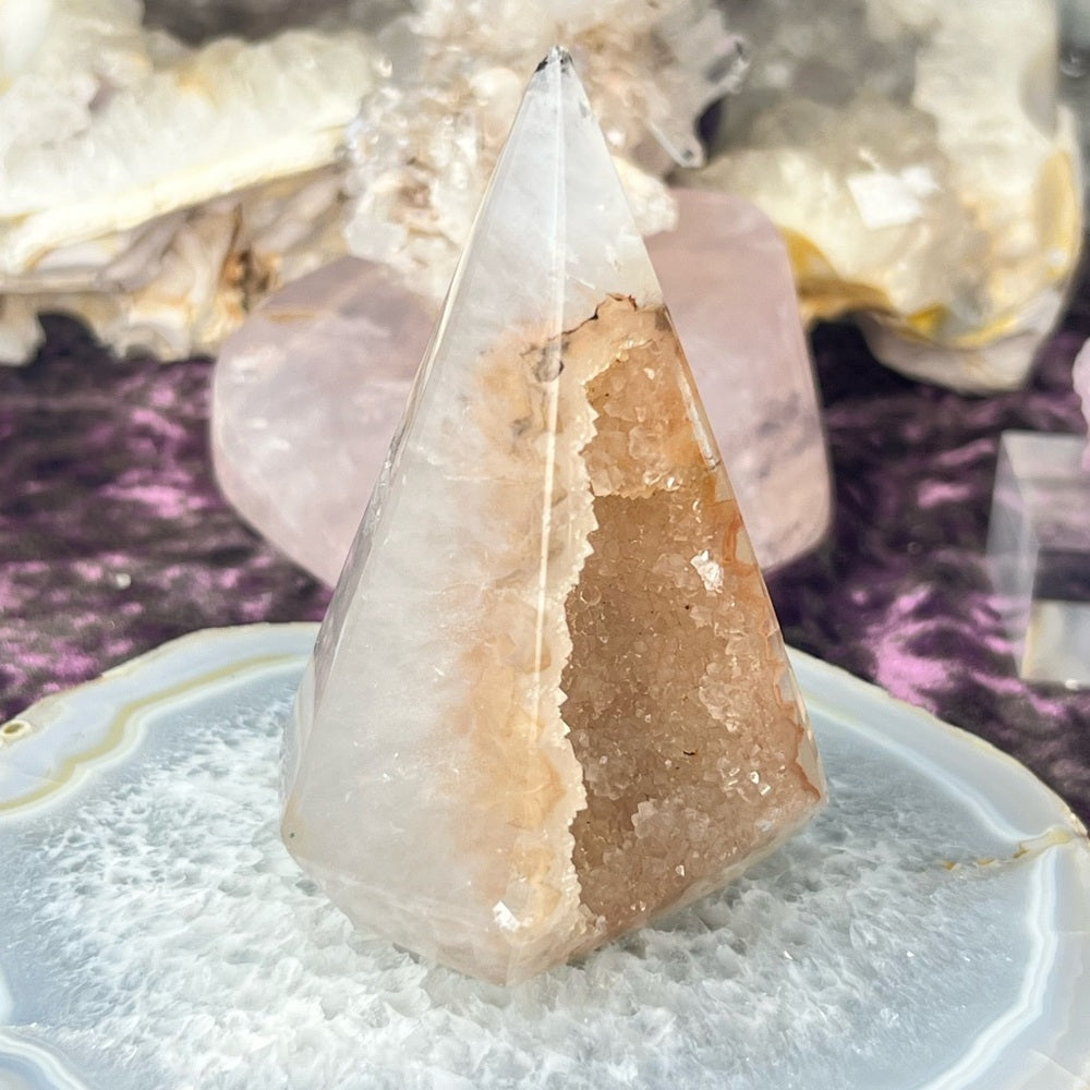 Druzy Amethyst Agate Diamond - DAD09