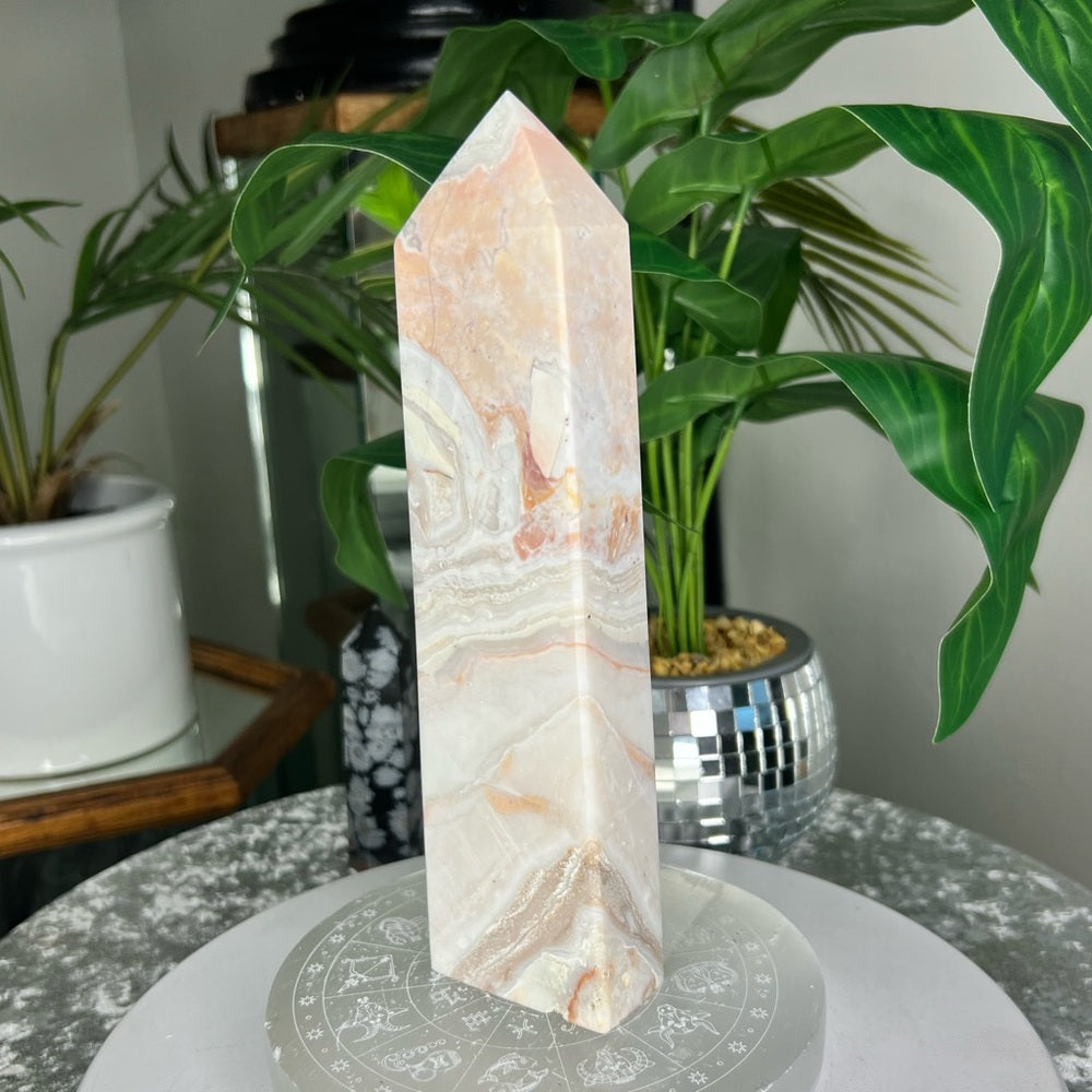 Crazy Lace Agate Tower - CLT01