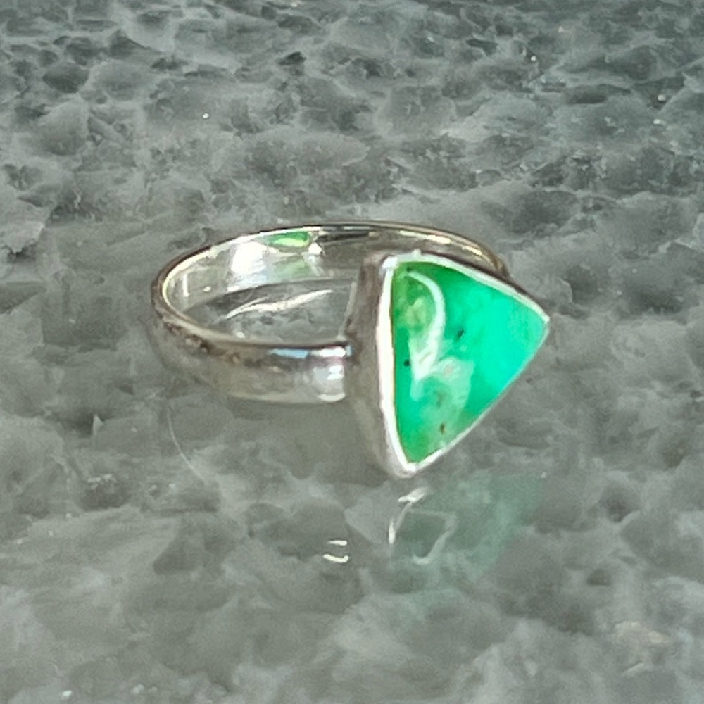 Chrysophrase Ring from Australia- CPR02