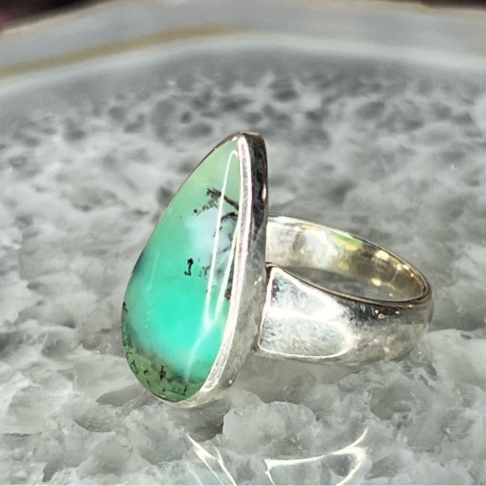 Chrysophrase Ring from Australia- CPR03