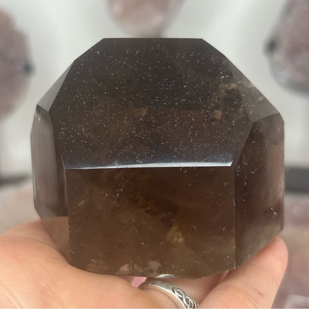 Elestial Smokey Quartz Tower - SQE11