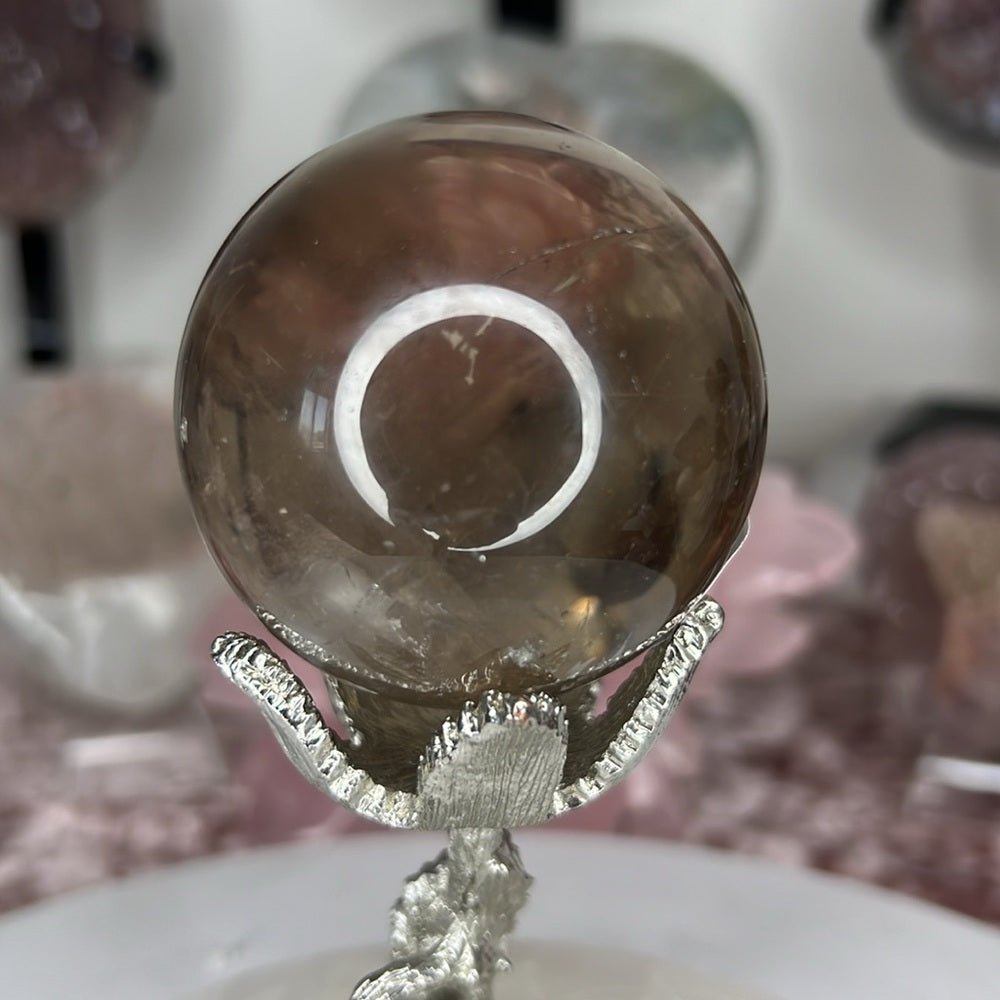 Smokey Quartz Sphere - SQS32
