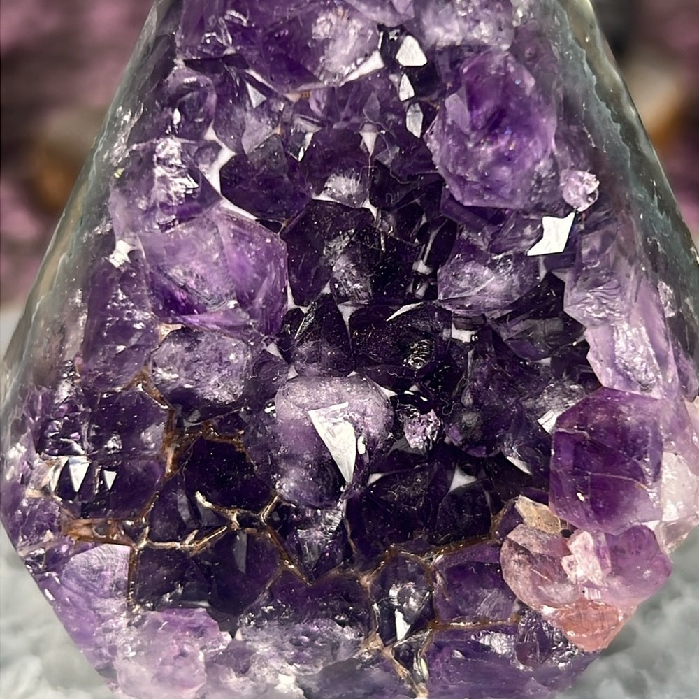 Druzy Amethyst Agate Diamond - AAD05