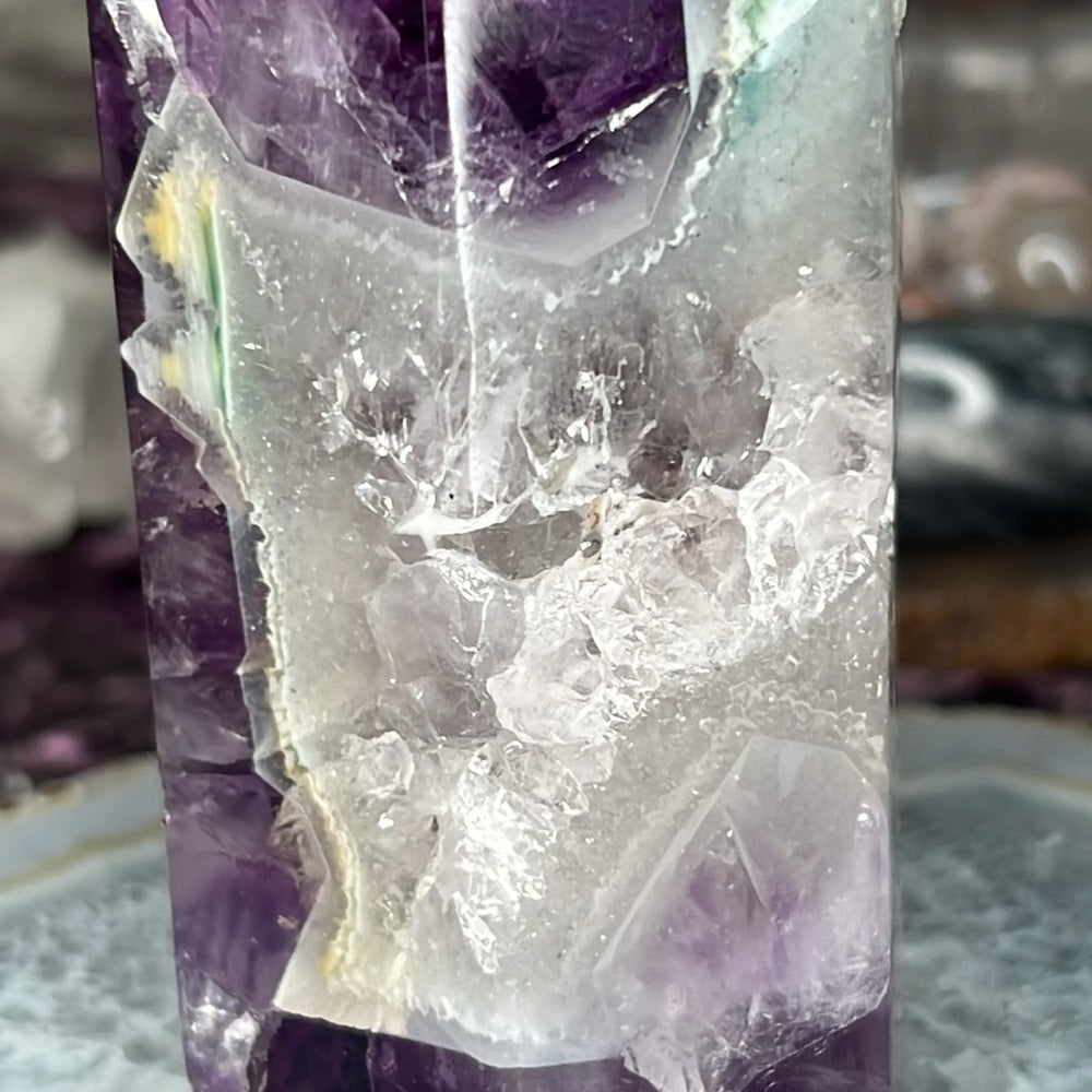 Amethyst Agate Tower - AAT06