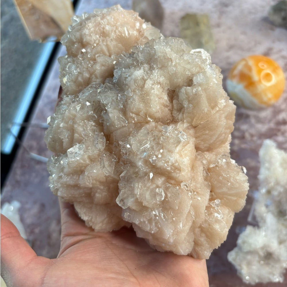 Apophyllite Pink Cluster- APC1