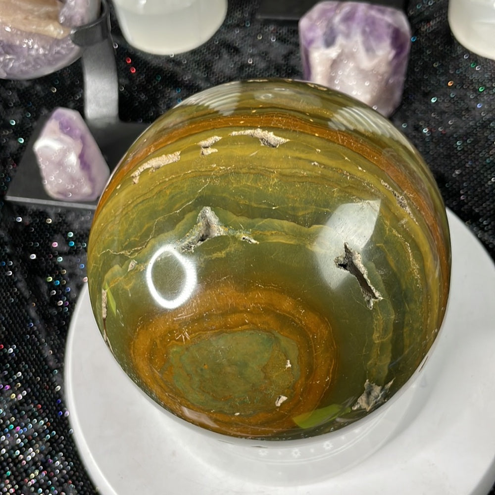 Ocean Jasper Sphere- OJS1