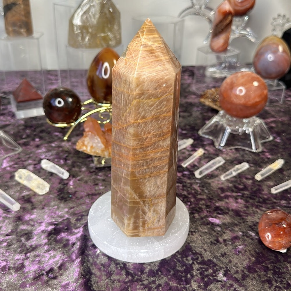 Peach Moonstone Tower - PMT01