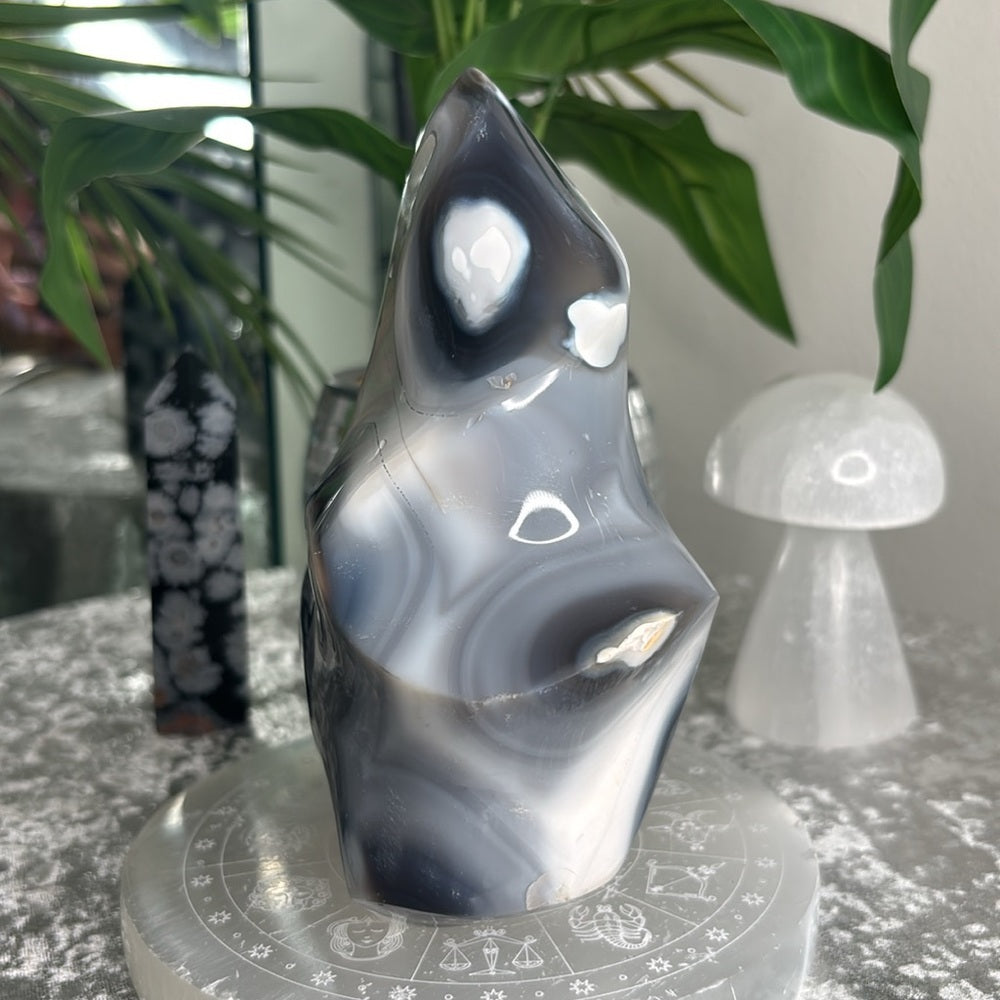 Orca agate flame OAF01