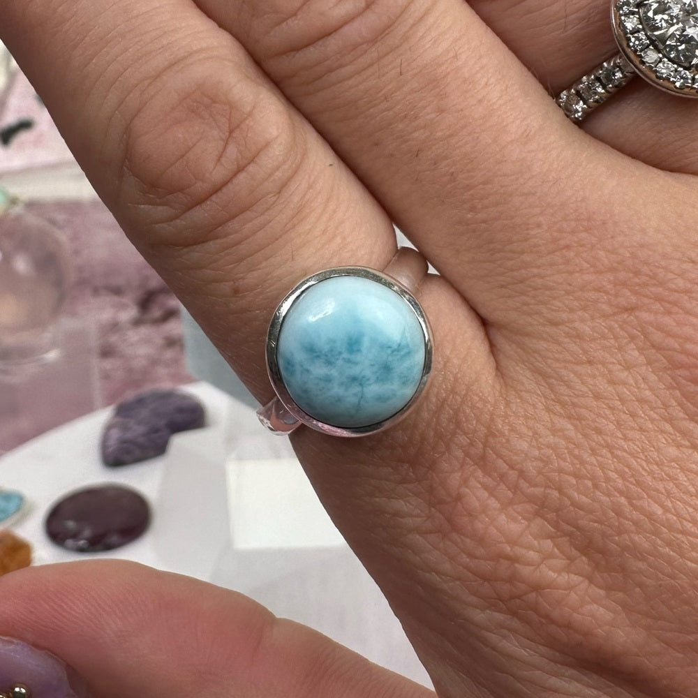 Larimar ring 💍 size 8