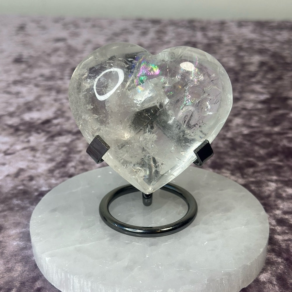Clear Quartz Heart - CQH08
