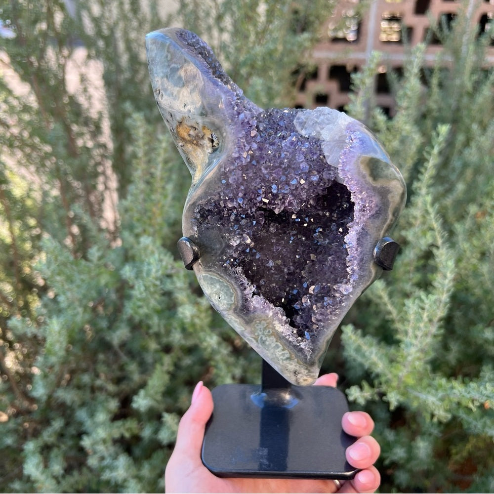 Purple Amethyst with Calcite 💜💎 PAC10