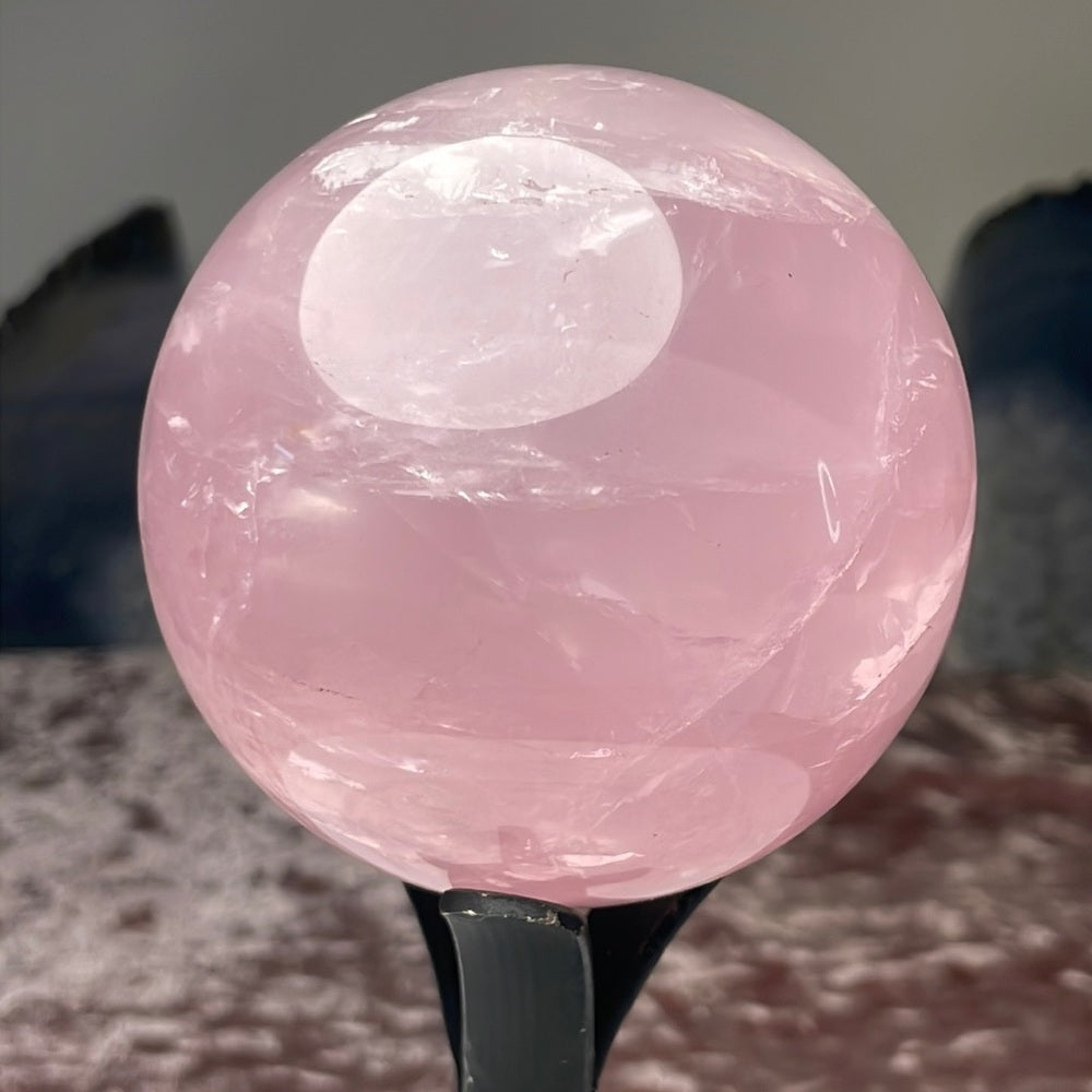 Star Rose Quartz Sphere - SRQ01