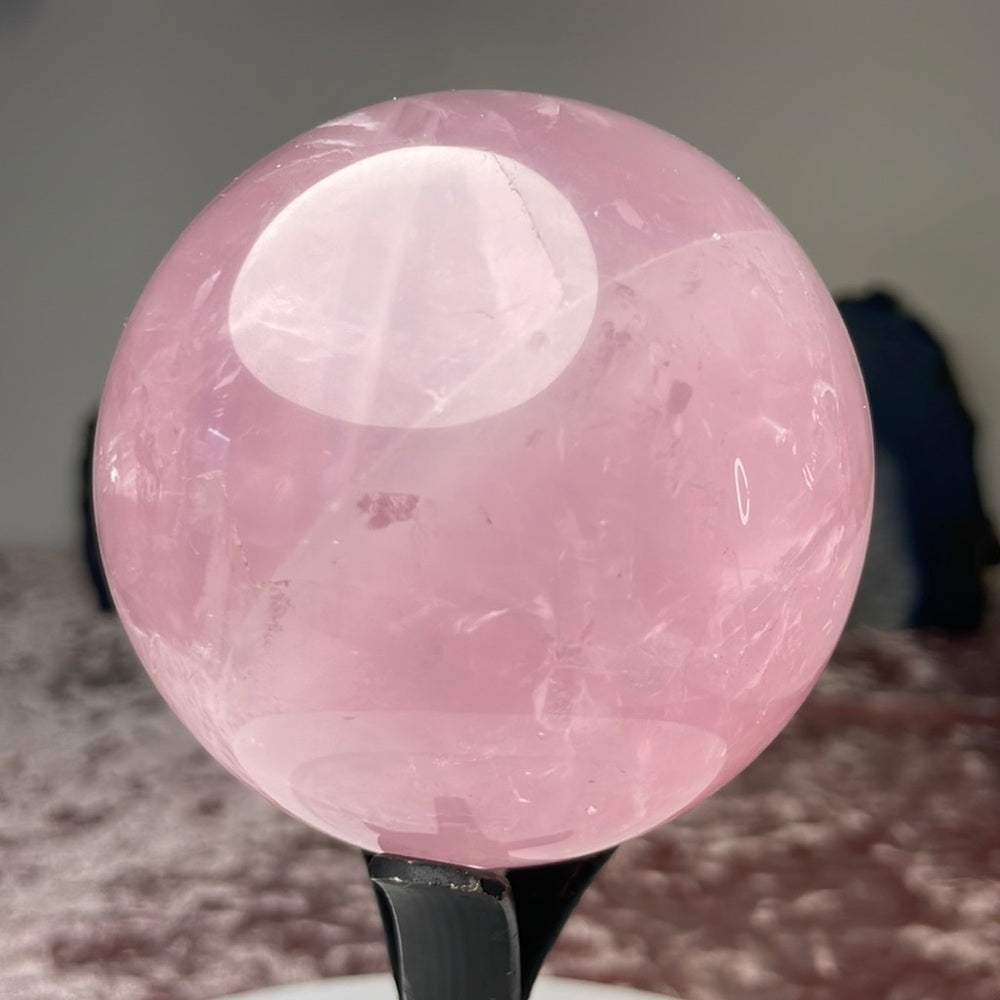 Star Rose Quartz Sphere - SRQ01