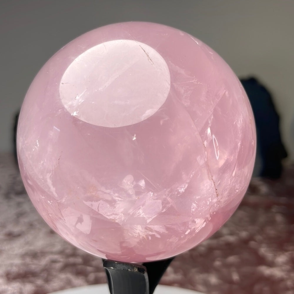 Star Rose Quartz Sphere - SRQ01