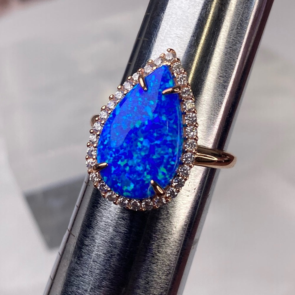 Japanese Opal Ring s 8