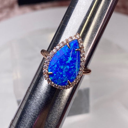Japanese Opal Ring s 8