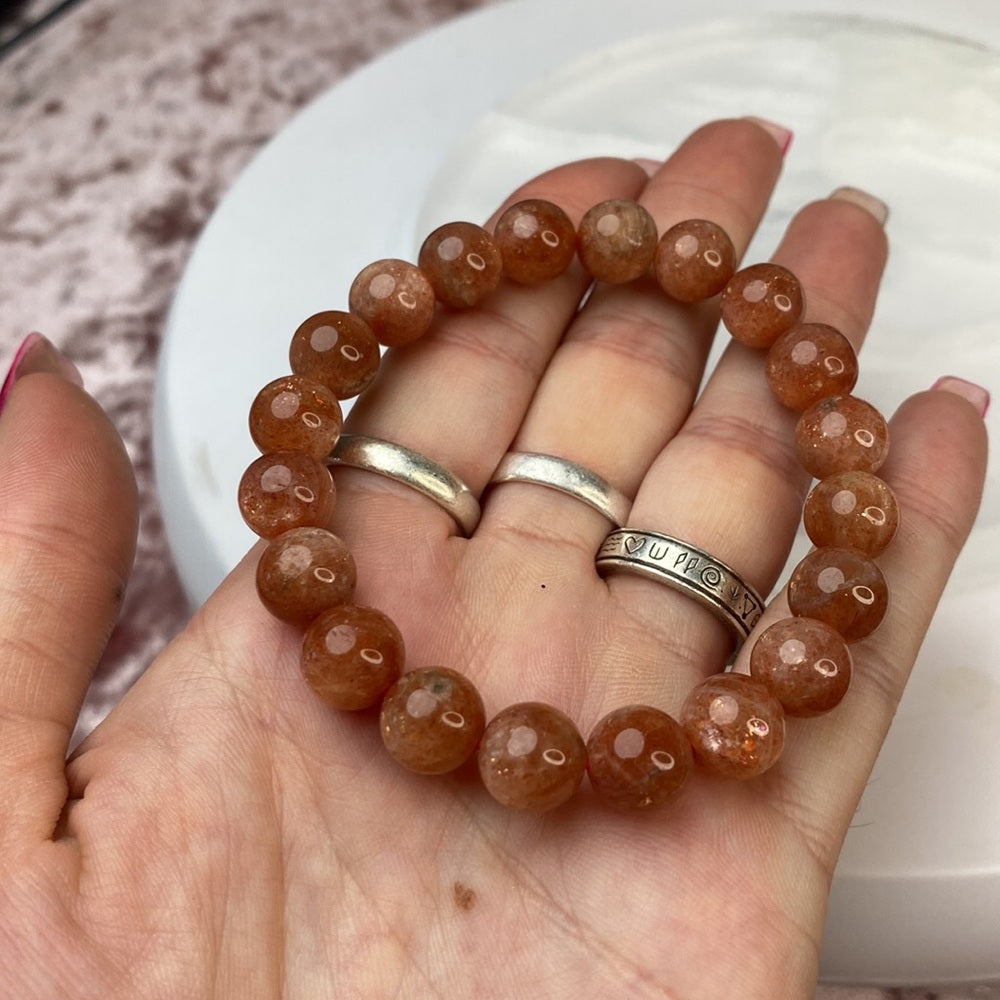 Sunstone bracelet