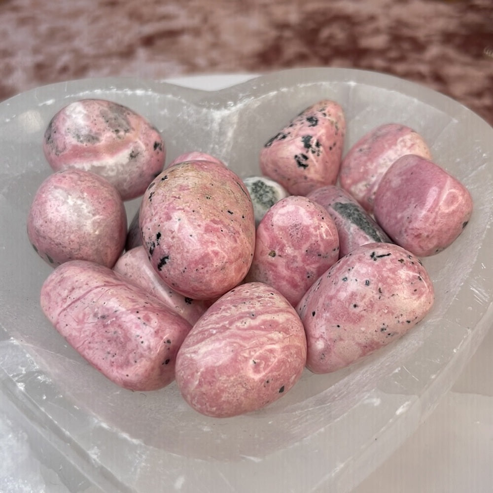 Rhodonite tumbles from Peru 🇵🇪