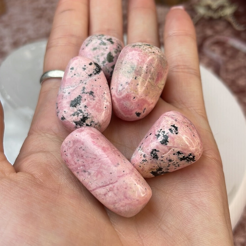 Rhodonite tumbles from Peru 🇵🇪