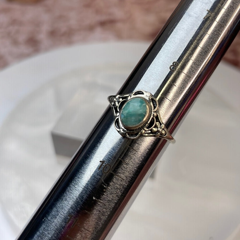 Amazonite ring size 9