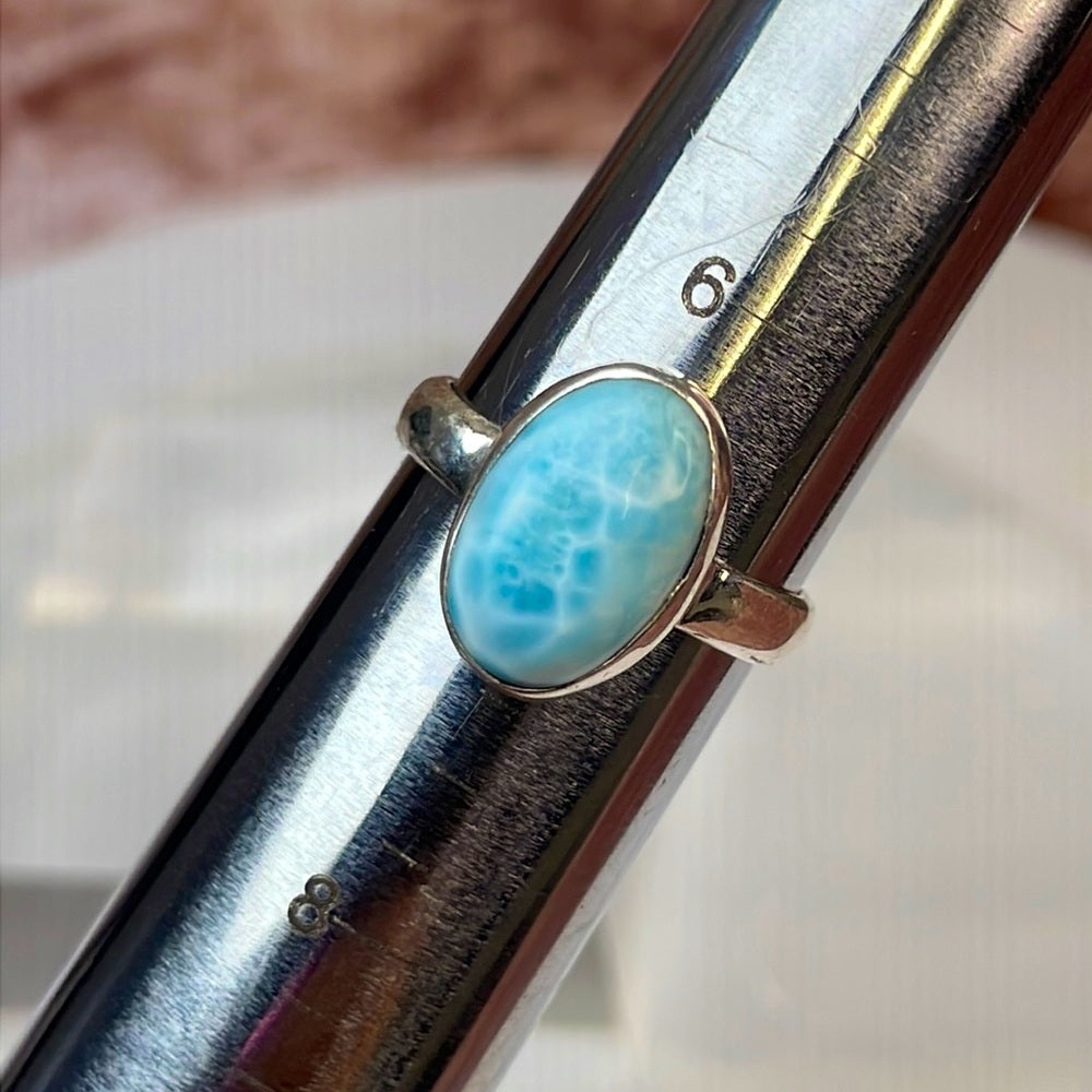 Larimar ring size 7