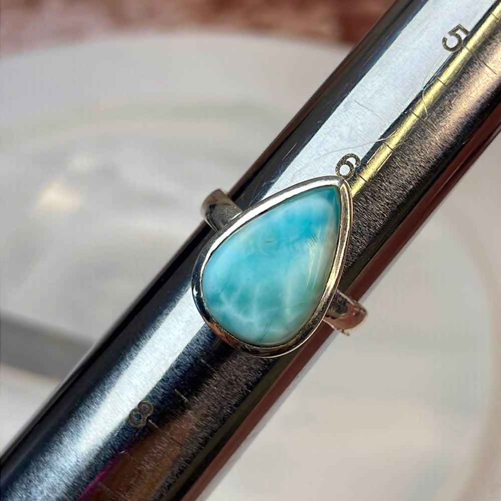 Larimar ring size 7