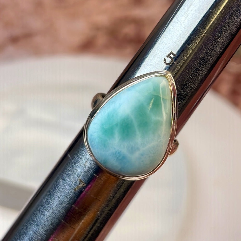 Larimar ring size 6