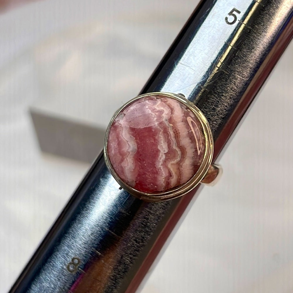 Rhodochrosite Ring size 6.5