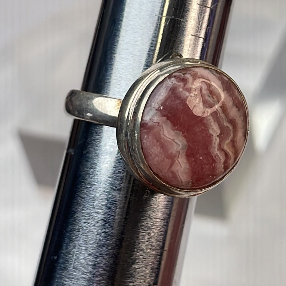 Rhodochrosite Ring size 6.5