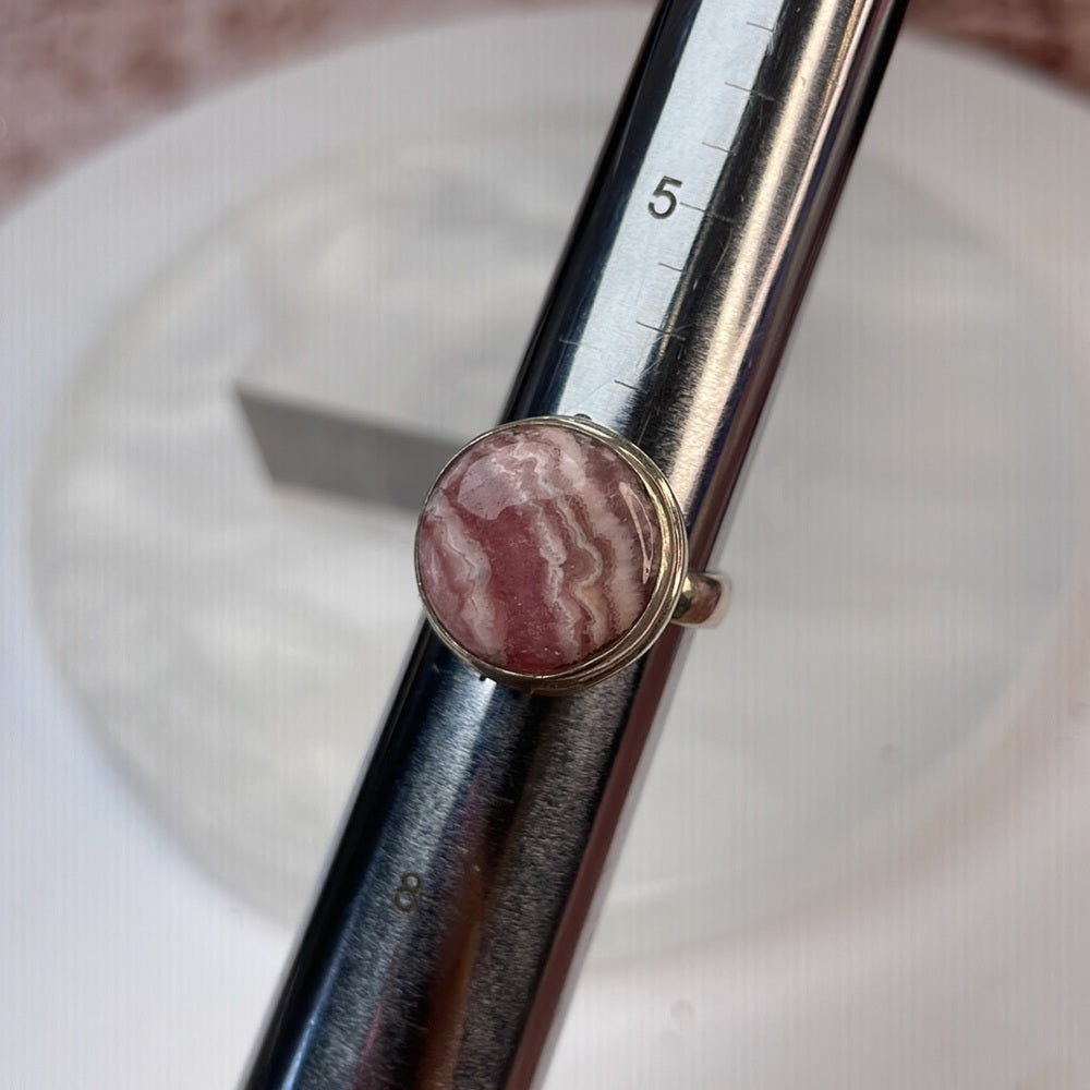 Rhodochrosite Ring size 6.5