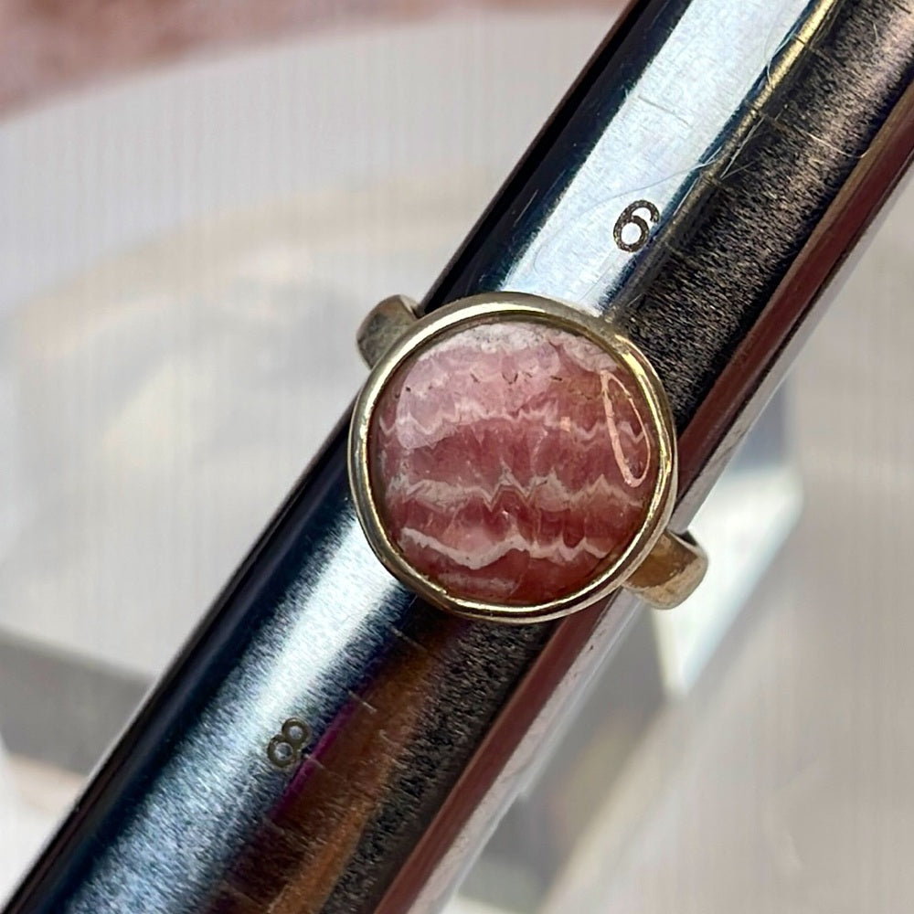 Rhodochrosite Ring size 7