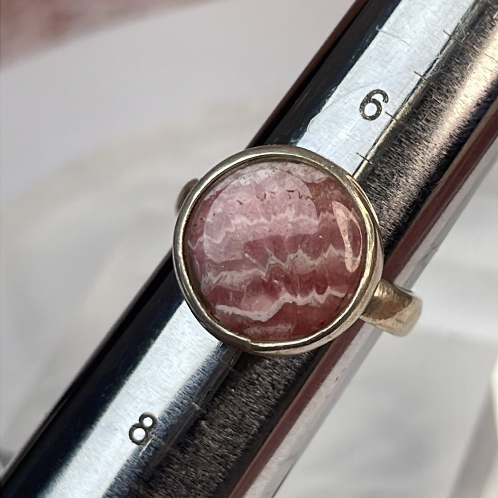 Rhodochrosite Ring size 7