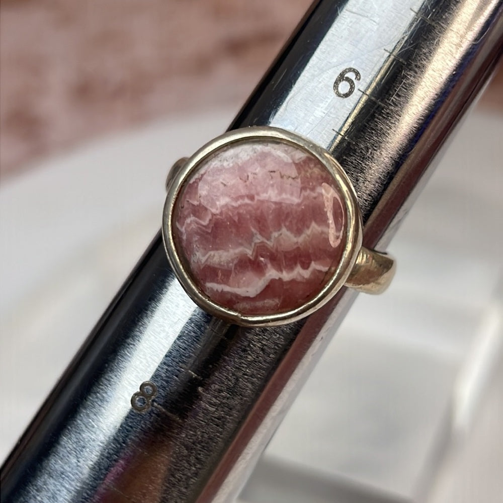 Rhodochrosite Ring size 7