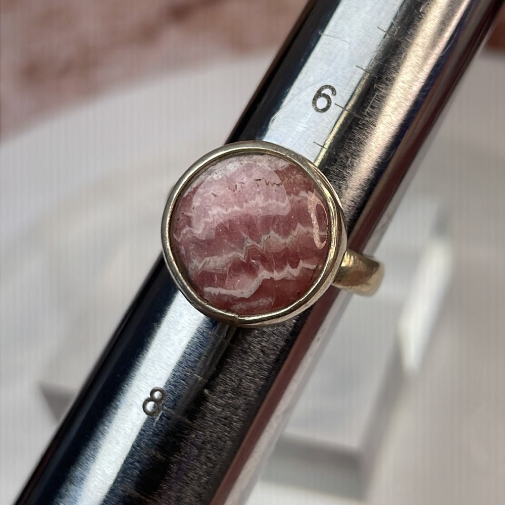 Rhodochrosite Ring size 7