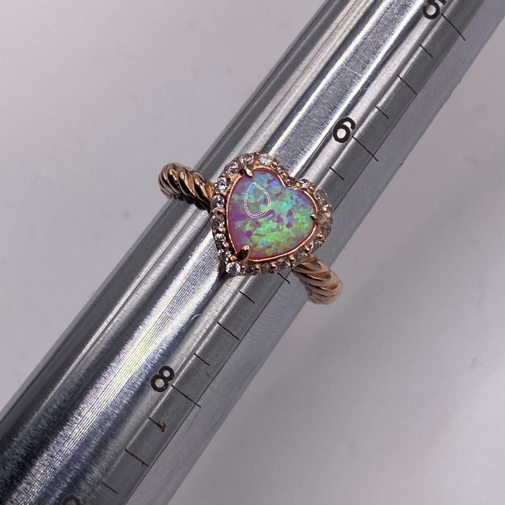 Japanese Opal Rose Gold Ring size 5