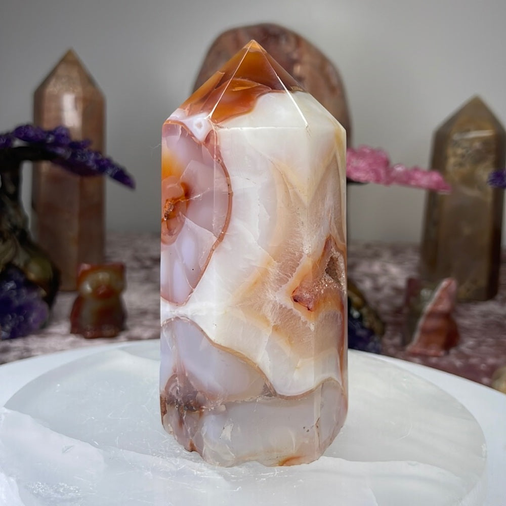 Druzy Carnelian Towers- DCT01