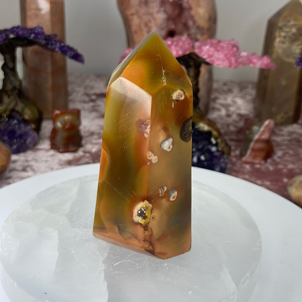 Druzy Carnelian Towers- DCT03