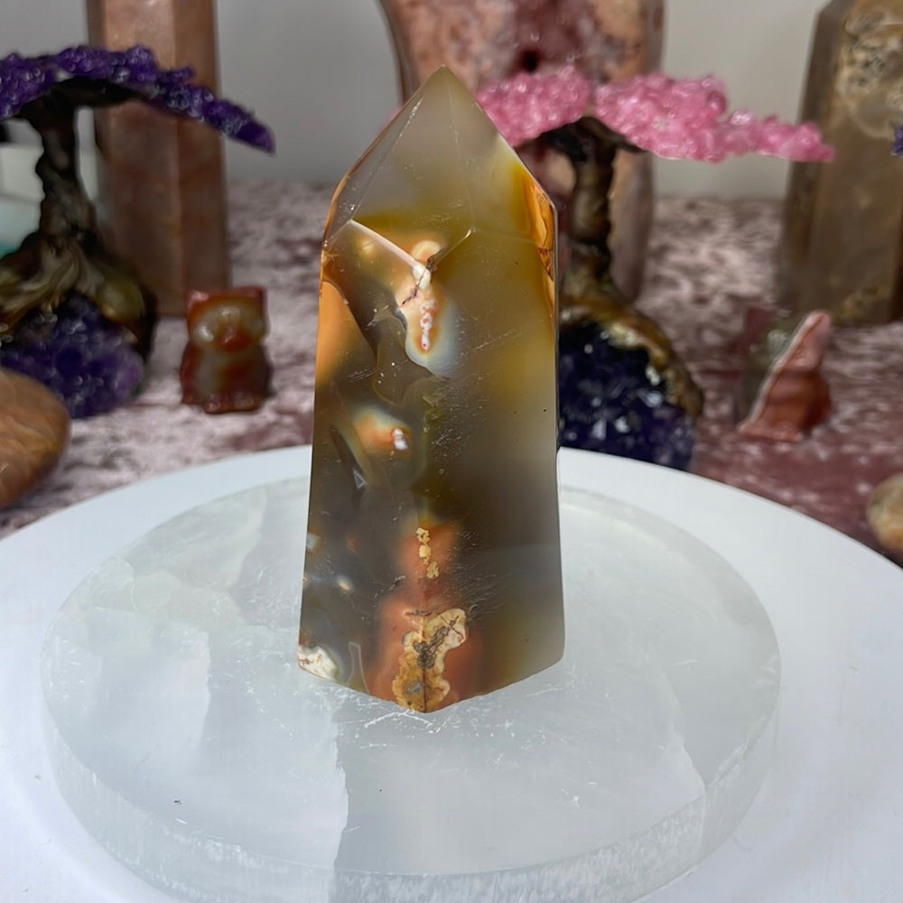 Druzy Carnelian Towers- DCT03