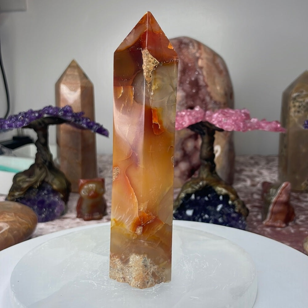 Druzy Carnelian Towers- DCT04