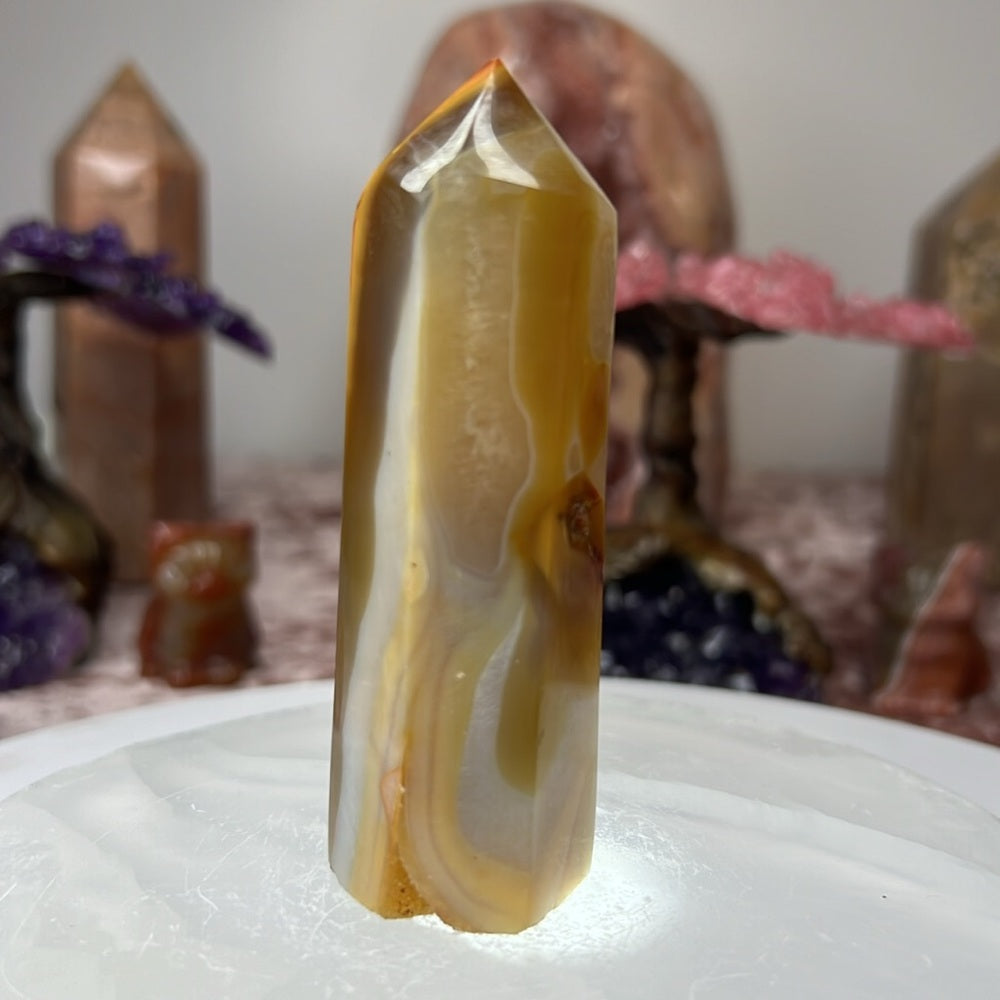 Carnelian agate Tower- DCT16