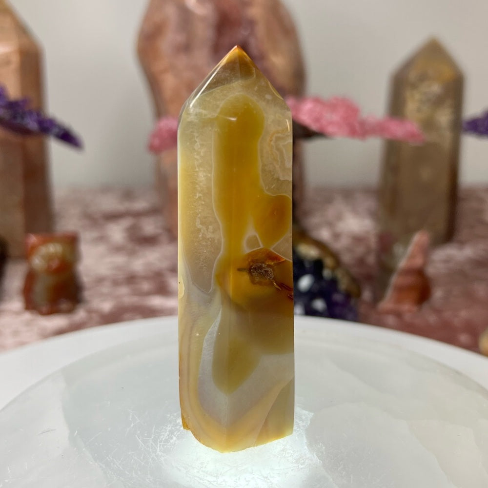 Carnelian agate Tower- DCT16