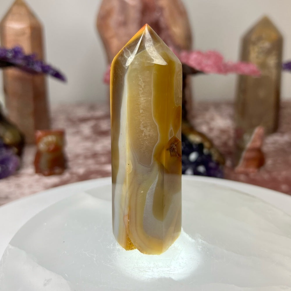 Carnelian agate Tower- DCT16