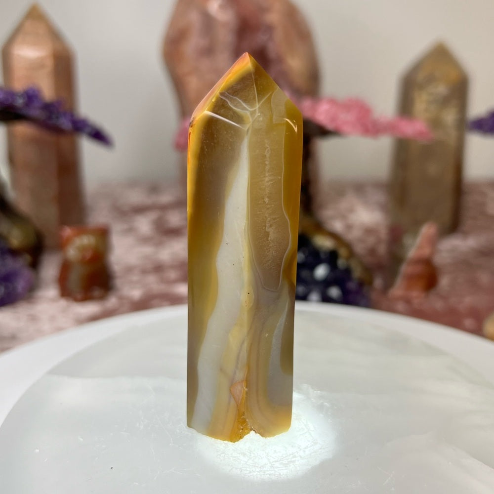 Carnelian agate Tower- DCT16