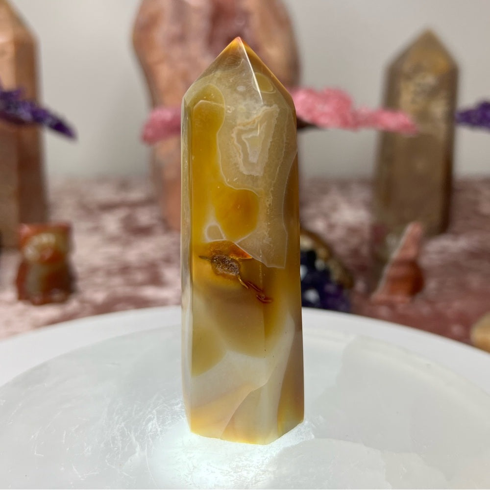 Carnelian agate Tower- DCT16