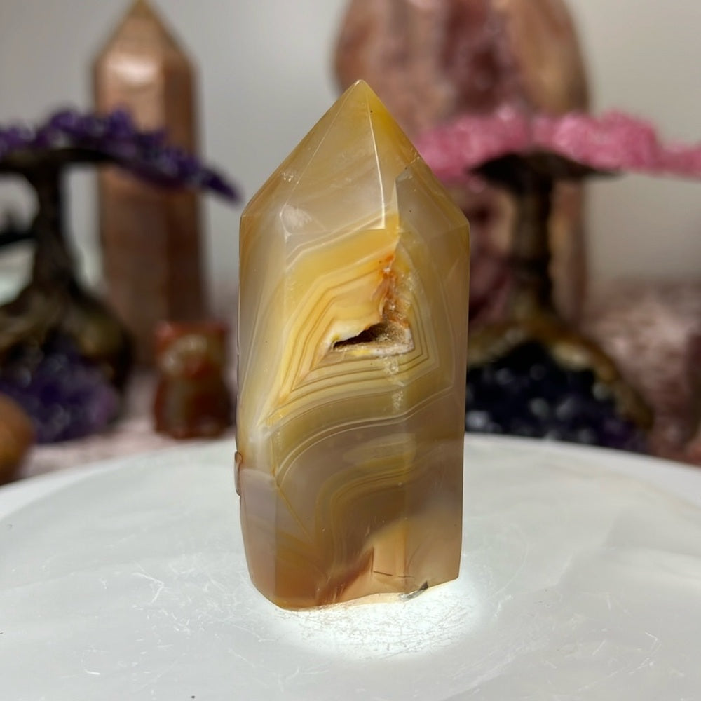 Carnelian agate Tower- DCT17