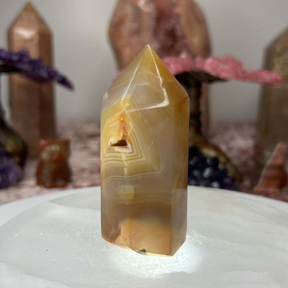 Carnelian agate Tower- DCT17