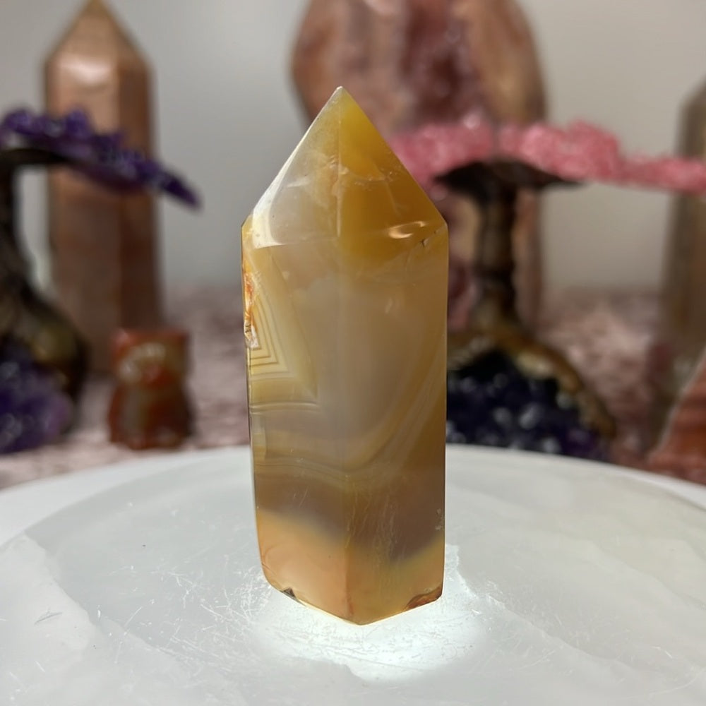 Carnelian agate Tower- DCT17