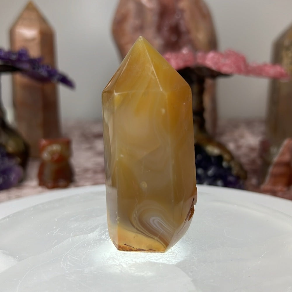 Carnelian agate Tower- DCT17